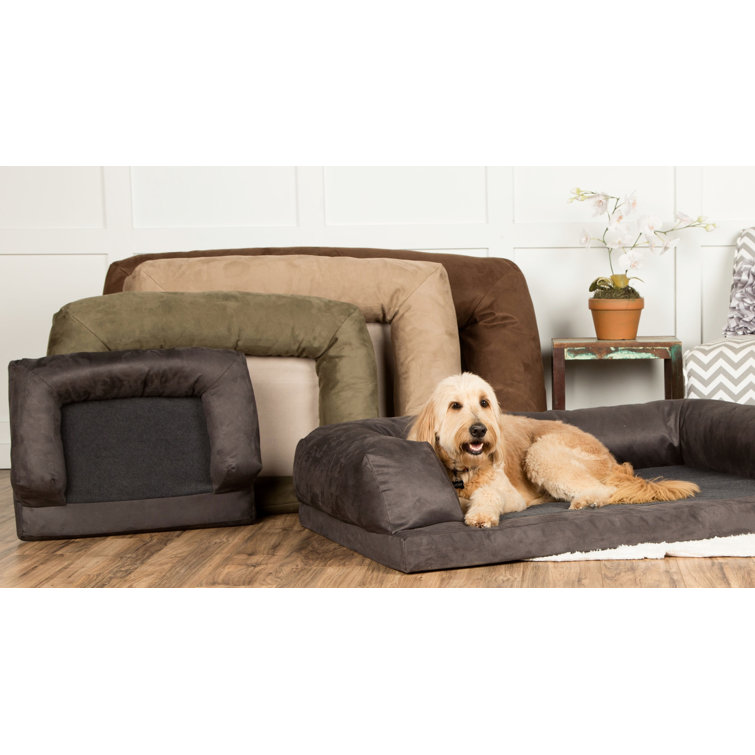 Archie & Oscar™ Hollymead Baxter Couch Microsuede Bolstered Dog Bed